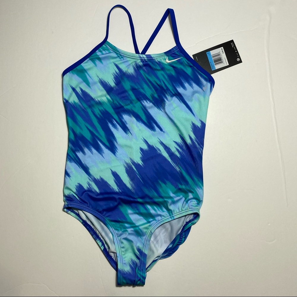 Nike Girls Immiscible One-Piece Swim Suit Bathing